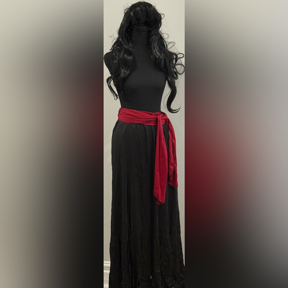 Secret Wishes Plus One Size Costume- Wig/Skirt and Waist Sash
